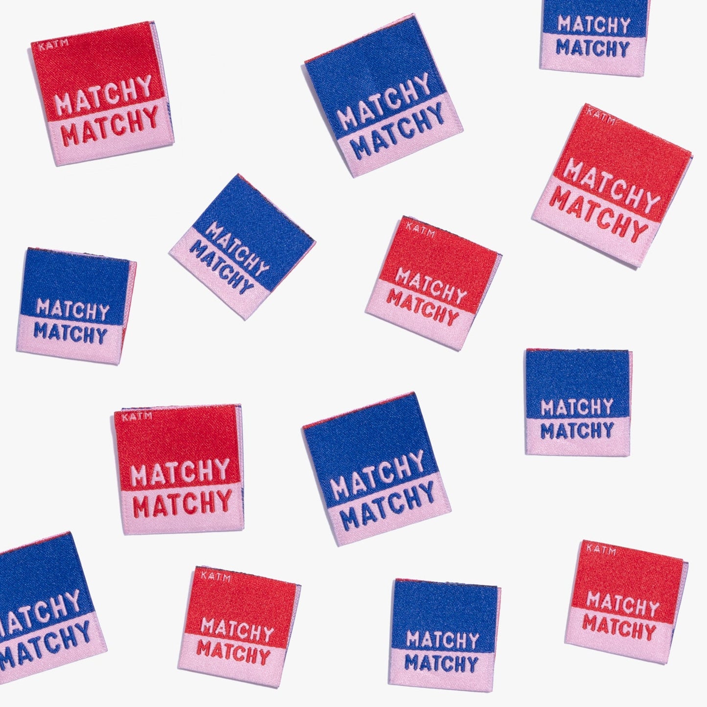 'Matchy Matchy' woven labels 10 pack