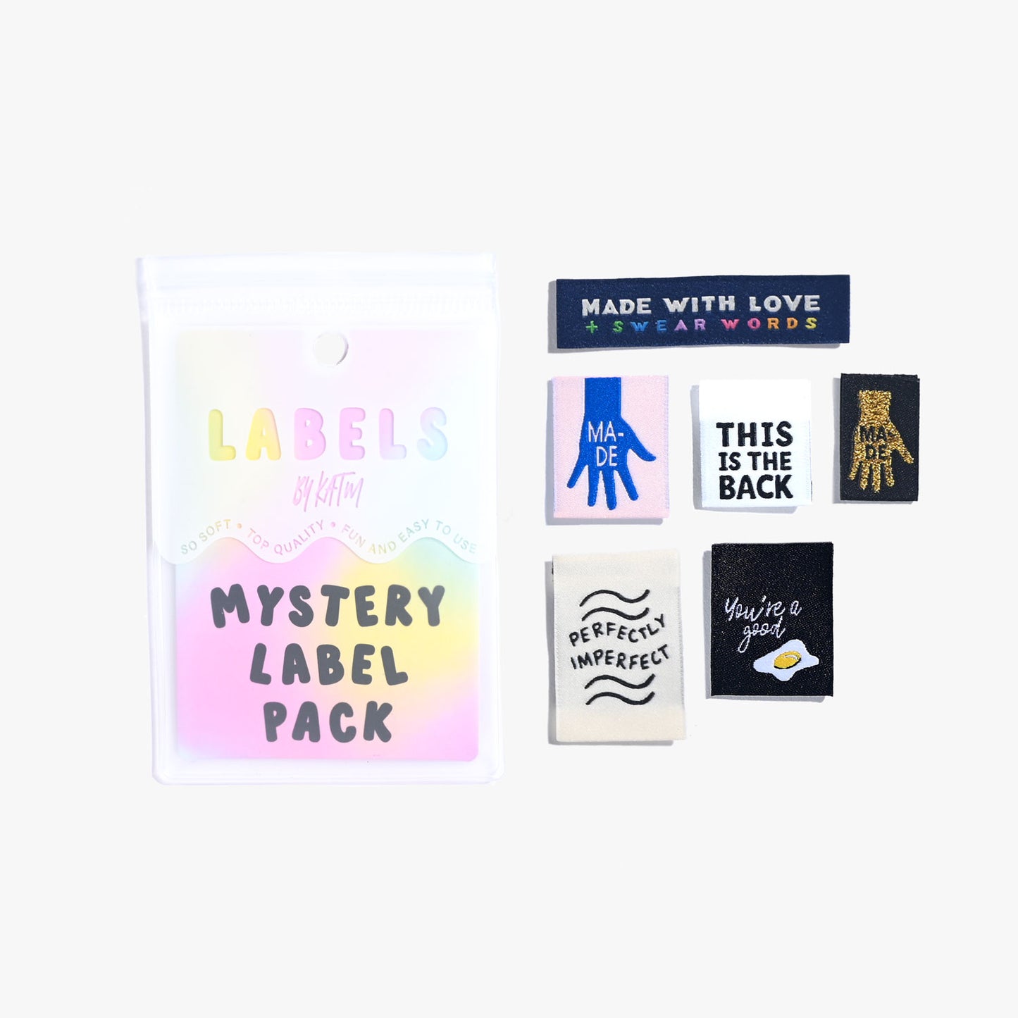 Mystery Pack | 6 Sew-in Labels