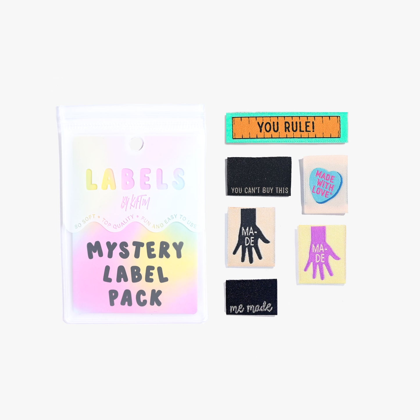 Mystery Pack | 6 Sew-in Labels