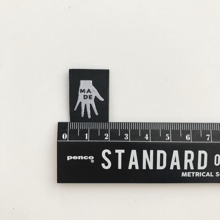 '(Hand) Made' woven labels 10 pack