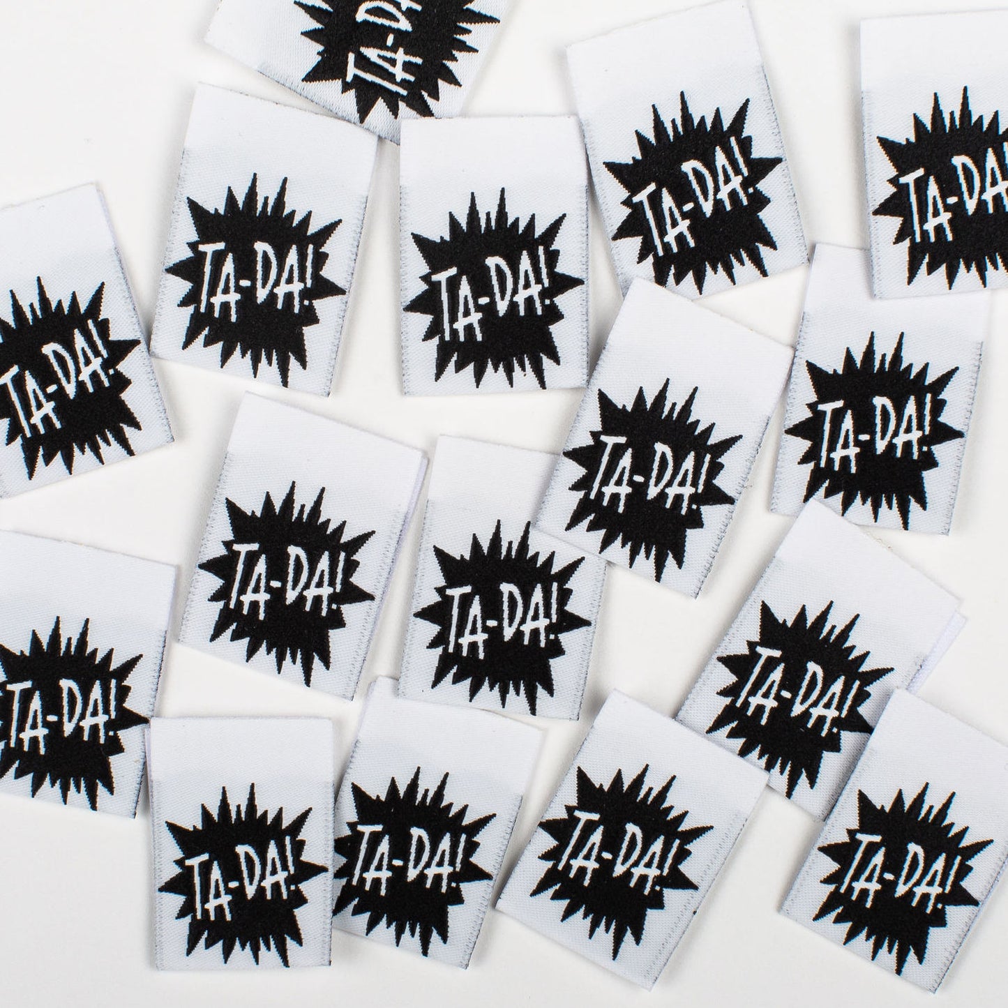 'Ta-Da!' woven labels 8 pack