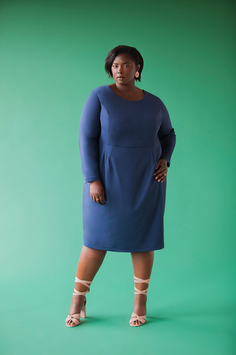 Claudette Dress (sizes 18 - 26) (last copy available)