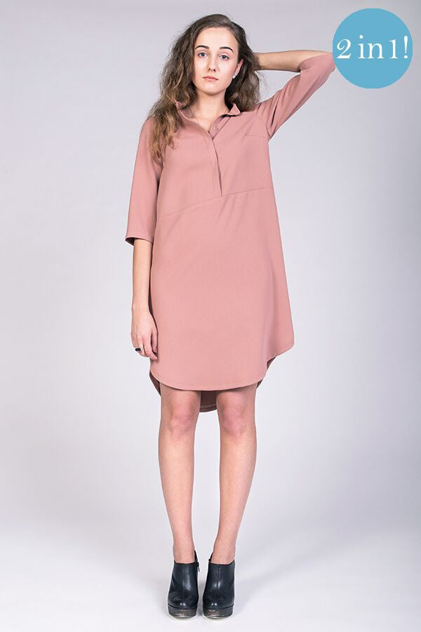 Helmi Trench Blouse & Tunic Dress