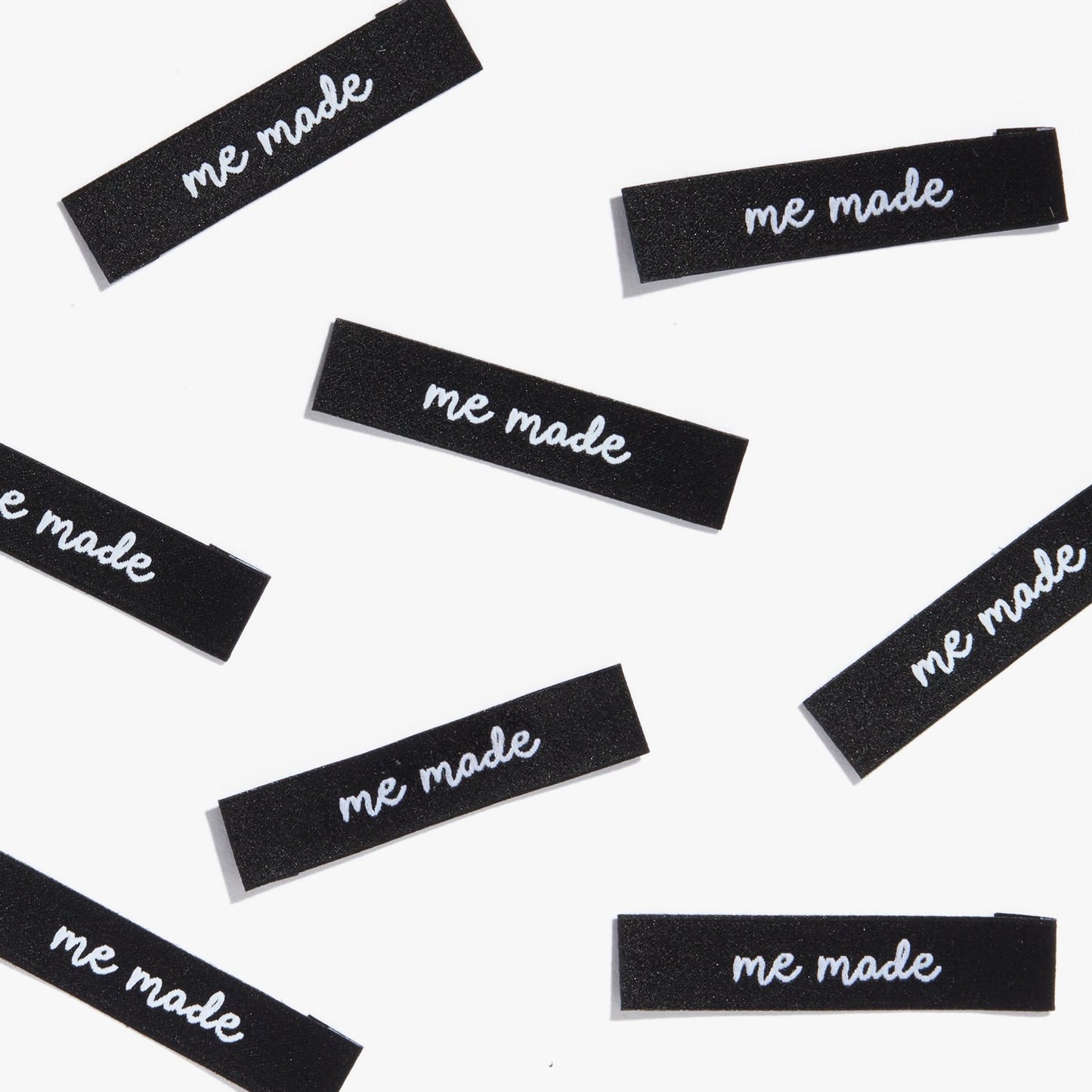 'me made' woven labels 8 pack