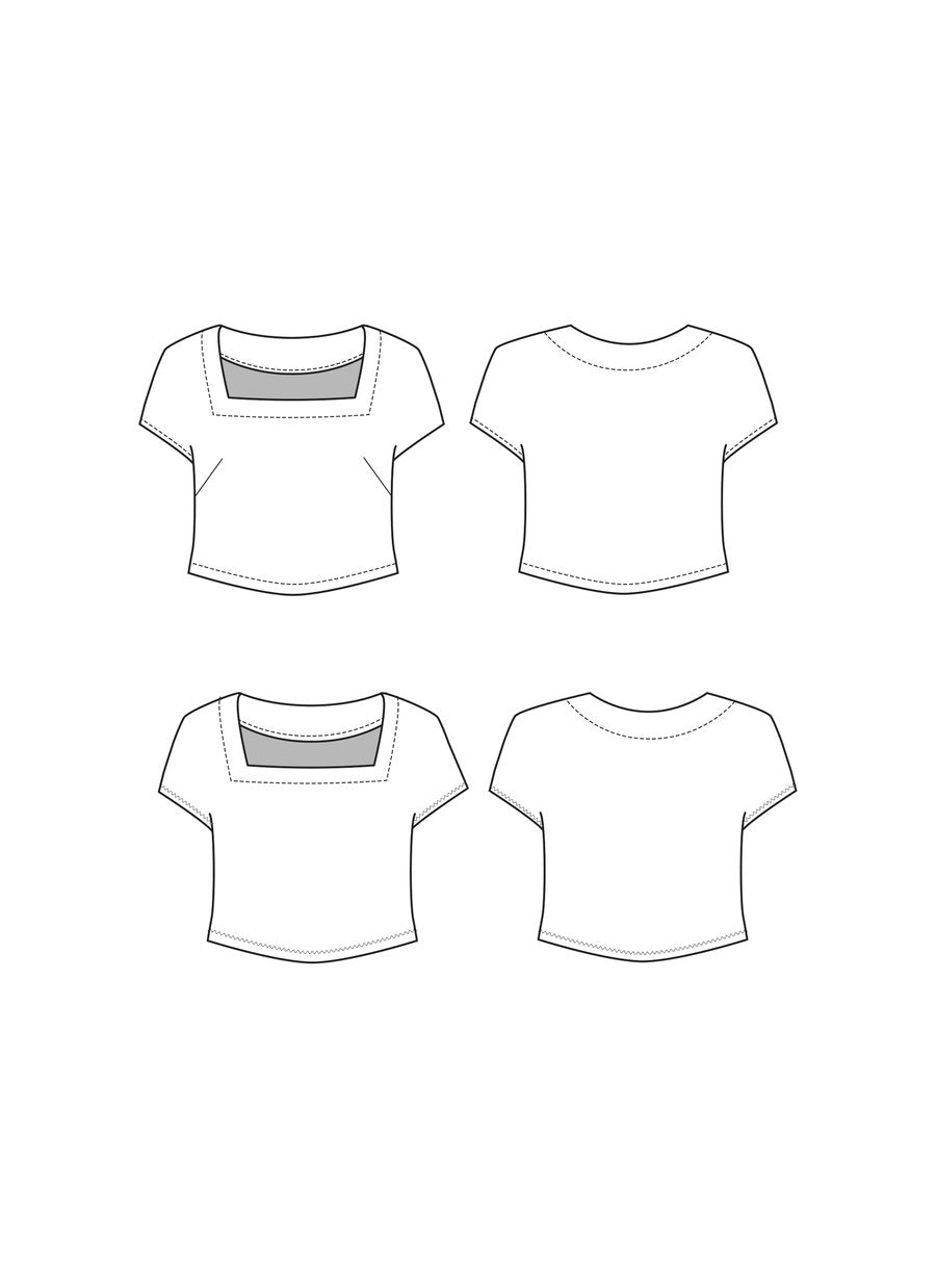 The Square Neck Top